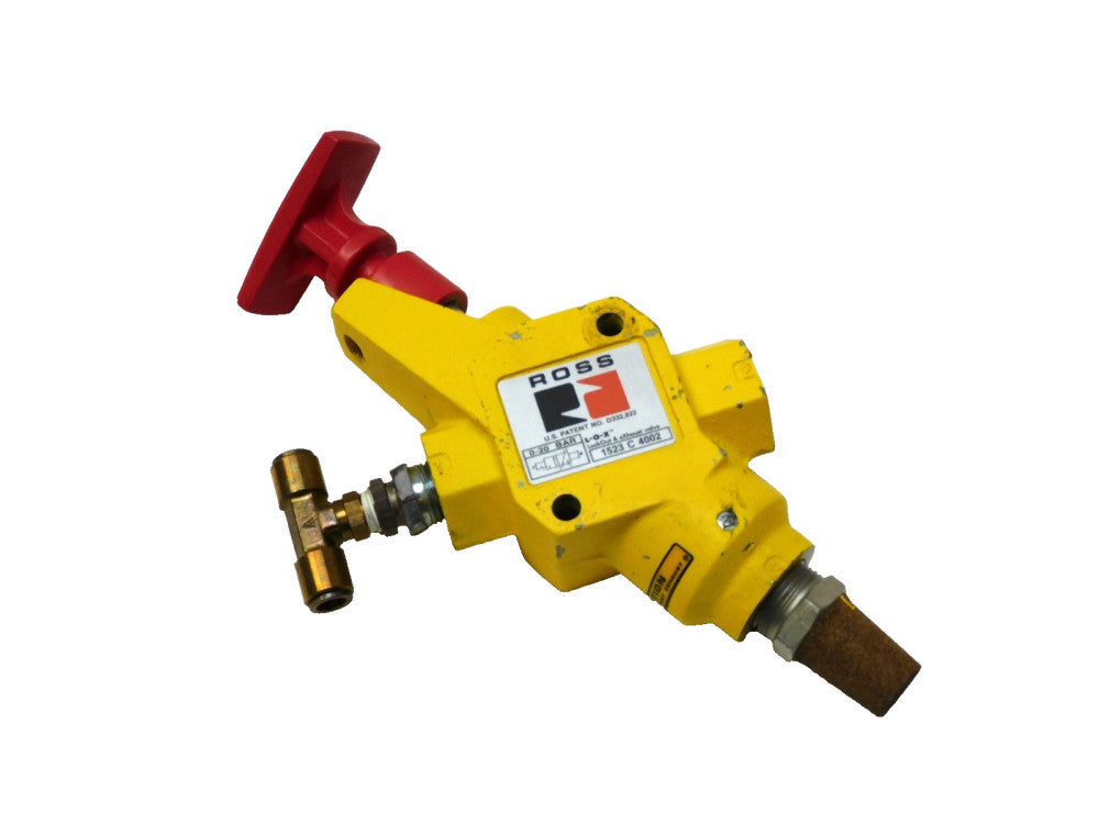 Ross 1523C 4002 Disconnect Lockout Shutoff Valve 0-20 Bar 1/2" NPT