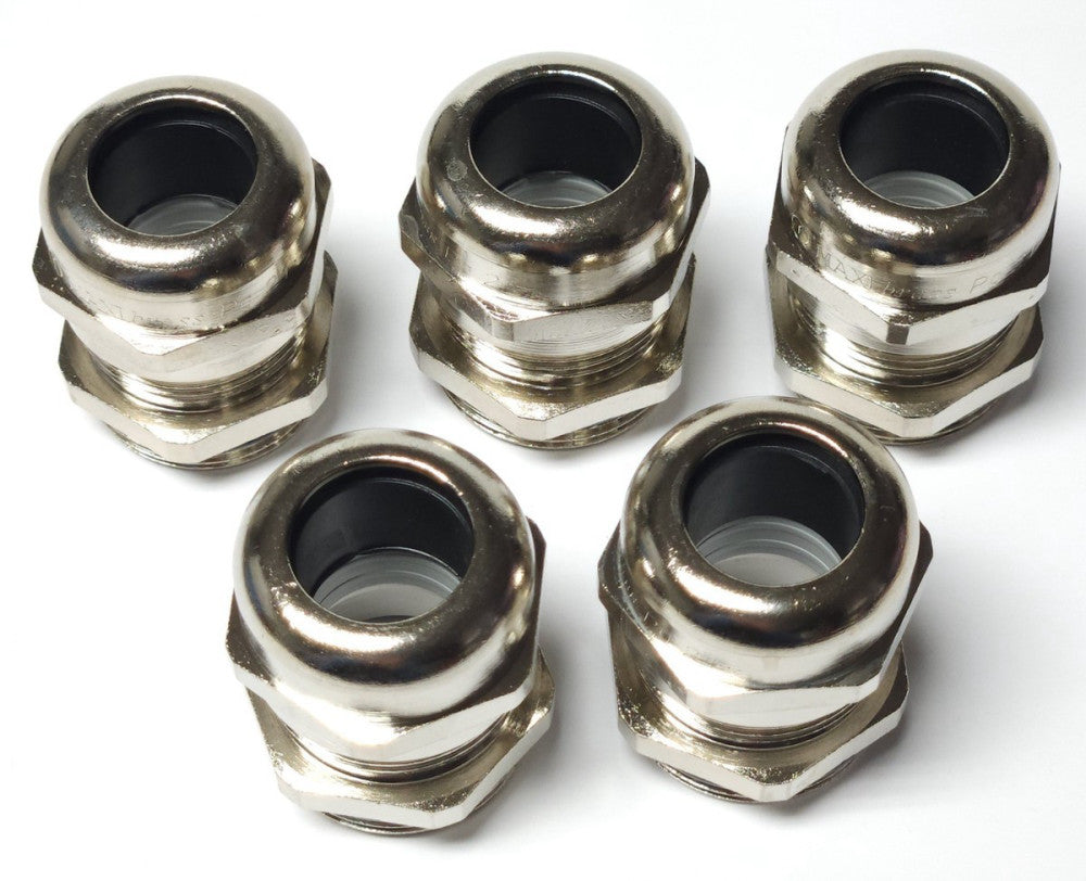 LOT OF 5 CEMBRE Type 2900.21N PRESSCAVI MAXIBRASS CABLE GLAND IP68 Pg 21 2900PG