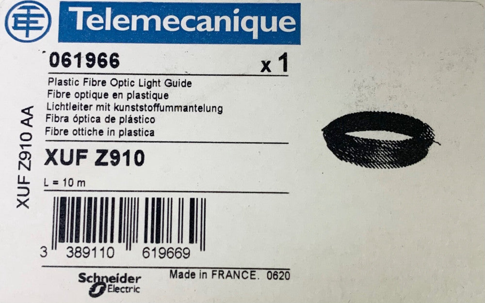 Tele/Scheler XUF Z910 AA Plastic Fiber Optic Light Guide Cable 061966 Osisense 