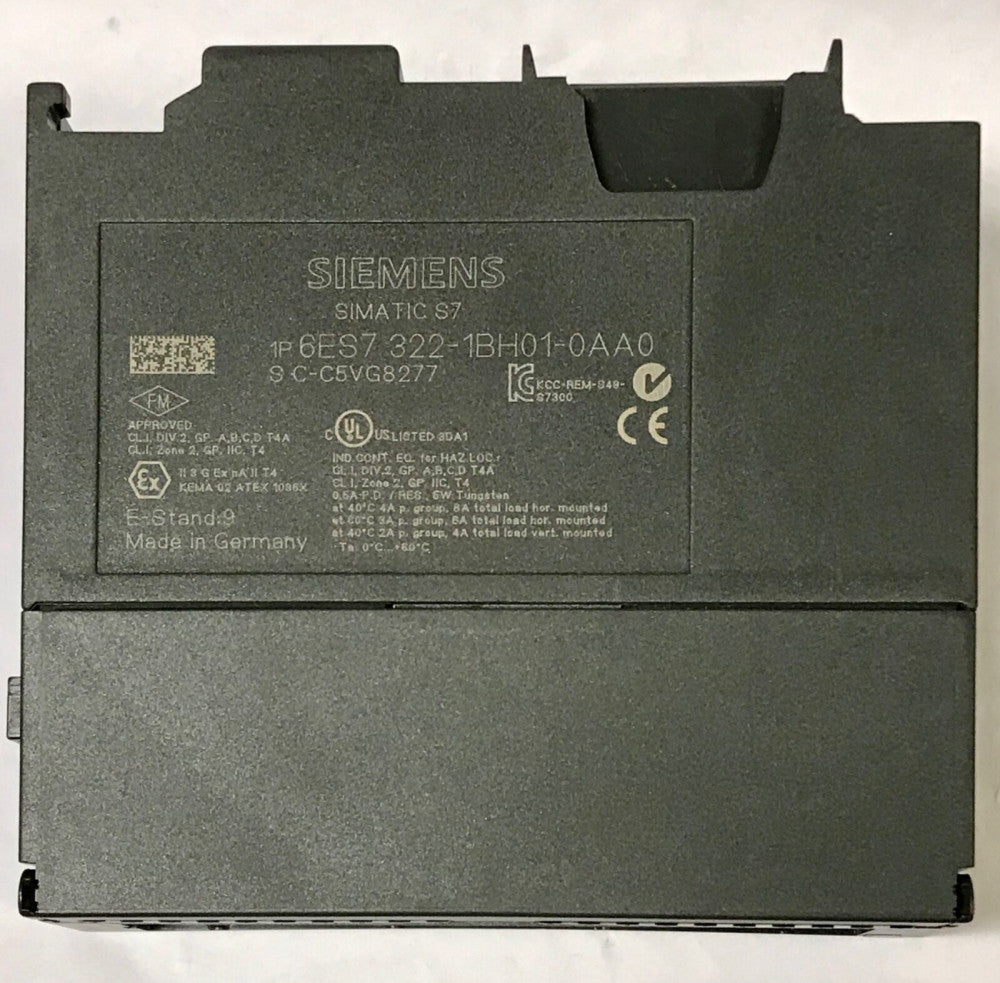 SIEMENS 6ES7 322 1BH01 0AA0 Simatic S7 Digital Output Module DO 16XDC 24V 0.5A