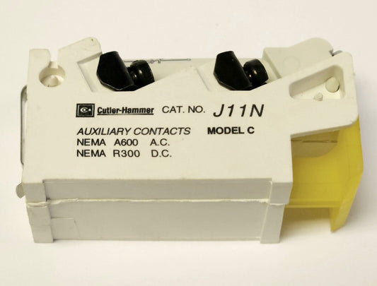 EATON CUTLER HAMMER J11N 2 NO 2 NC A200 Auxiliary Contact Nylon Plunger