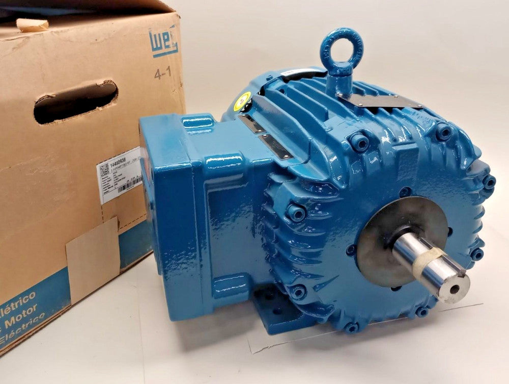 WEG 00318XT3E182T Electric Motor 14480938 3ph 3hp 230/460V 1760rpm 182/4T TEFC