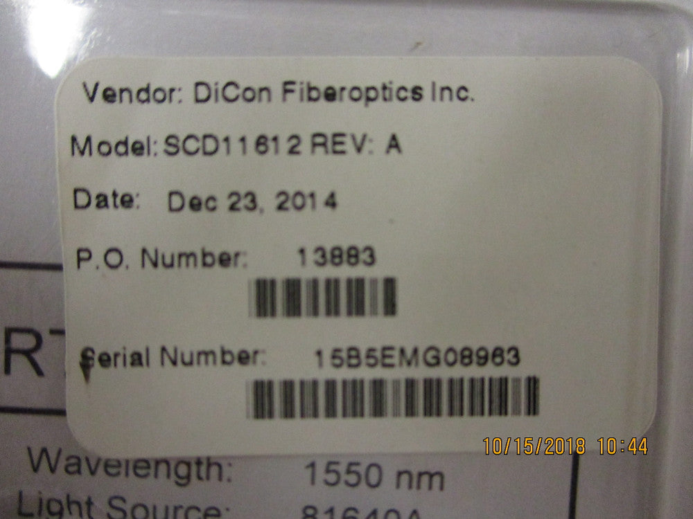 SCD-11612 Dicon MEMS VOA BRAND NEW!