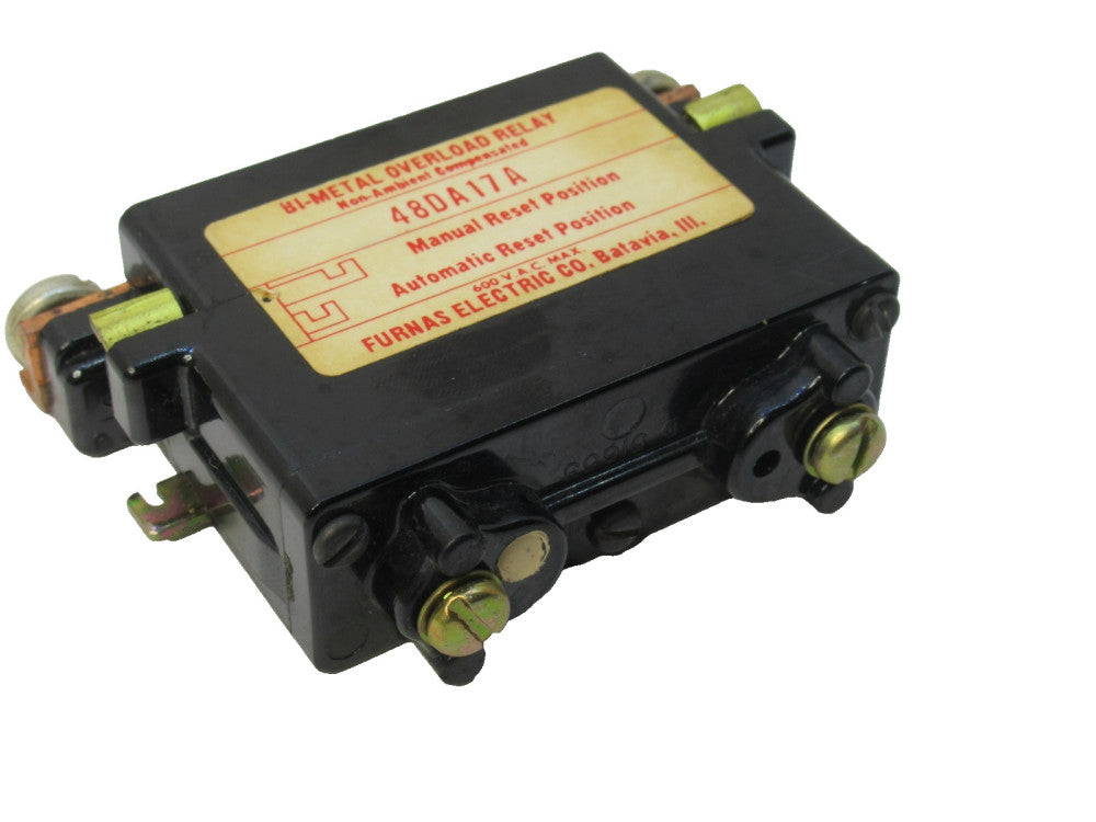 (NEW) FURNAS ELECTRIC 48DA17A Bi-Metal Overload Relay