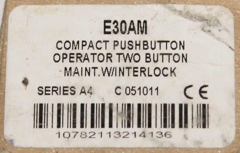 CUTLER HAMMER OFF OFF Compact Push Button Operator w/ Interlock Maintained E30AM