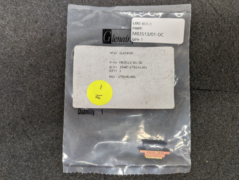 New, Glenair, M83513/01-DC, MICRO D CONNECTOR M83513/01-DC