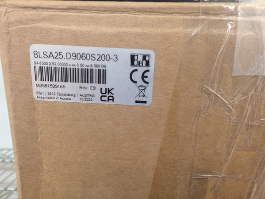 New, B&R, 8LSA25.D9060S200-3, B&R SERVO MOTOR