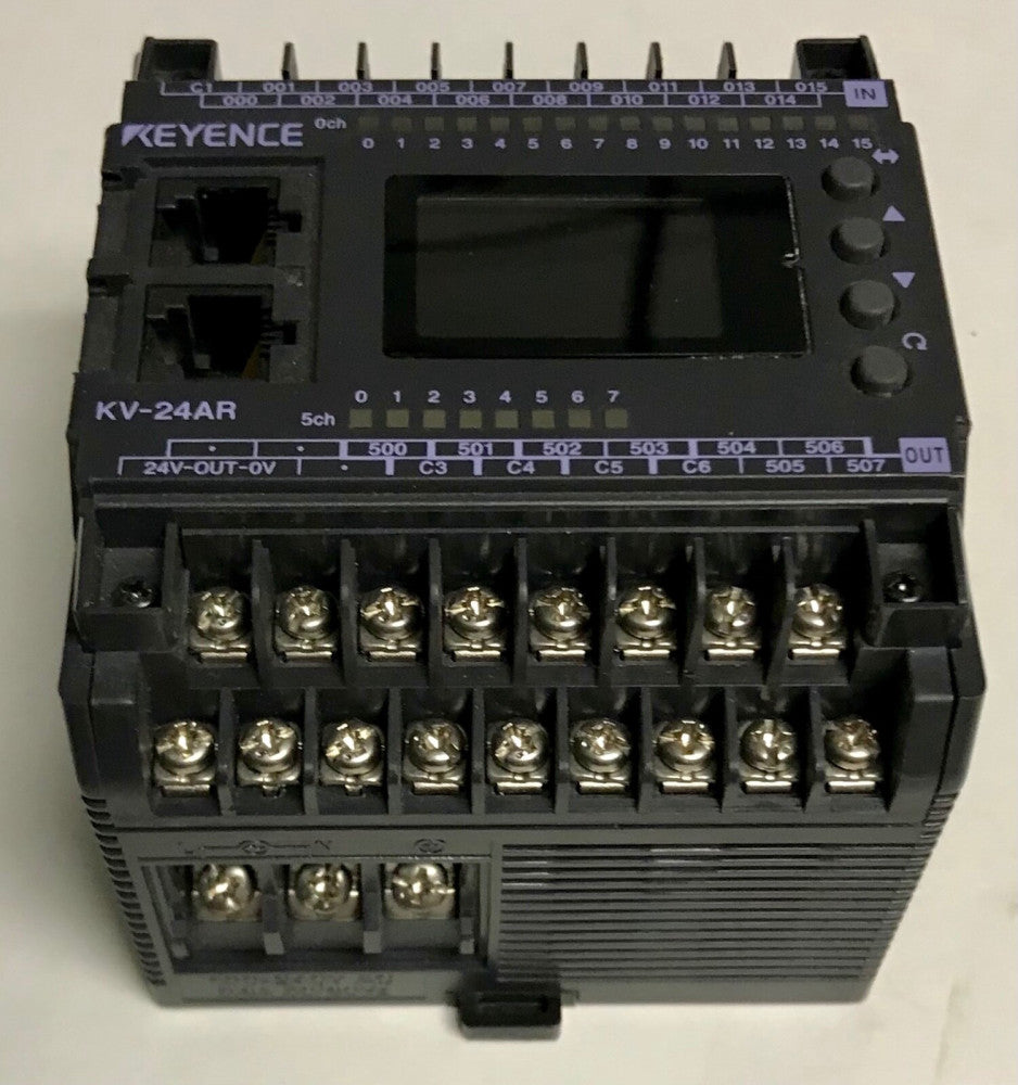KEYENCE KV 24AR Programmable Logic Controller 100-240 VAC