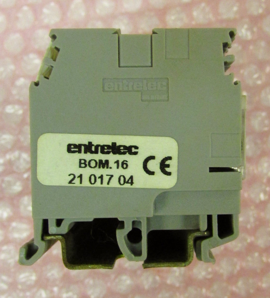 ABB ENTRELEC BOM.16 21 017 04 Din Rail Mount Terminal Block Assembly 