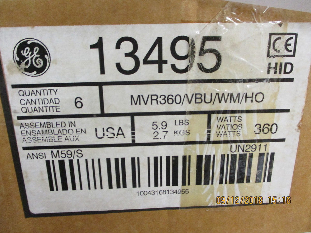 13495 GE Lighting QUARTZ METAL HALIDE 360W 13495 ED28 BULB BRAND NEW! LOT OF 4