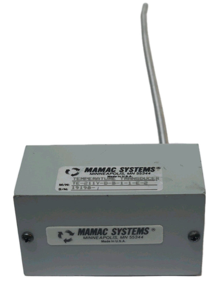 MAMAC TE 211Y B D 1 1 E 4 Temperature Transducer Sensor 11" Probe