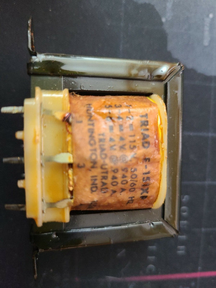 TRIAD Transformer F-151XP Sec 4 or 8 V CT .940 1.880 Amp Primary 115 VAC PC