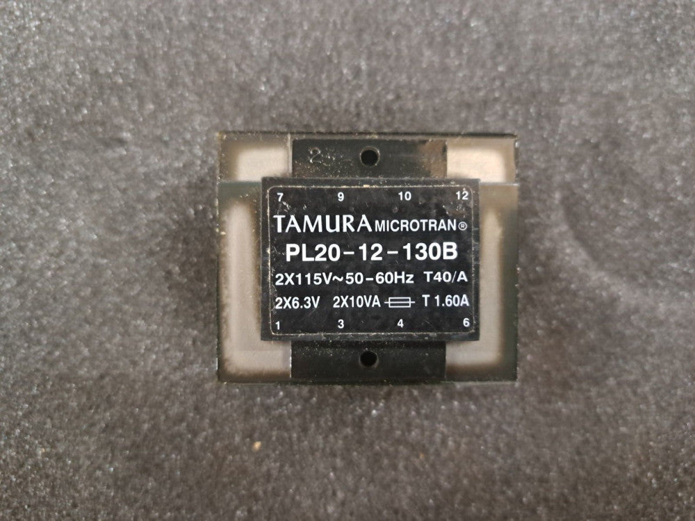 New, Tamura, PL20-12-130B, PWR XFMR LAMINATED 20VA TH