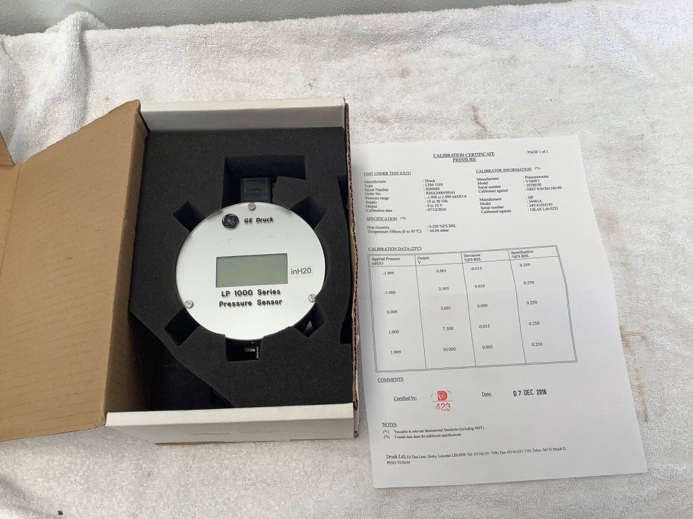 Druck LP 1000 Pressure Sensor. LPM1510-C1SDW-1