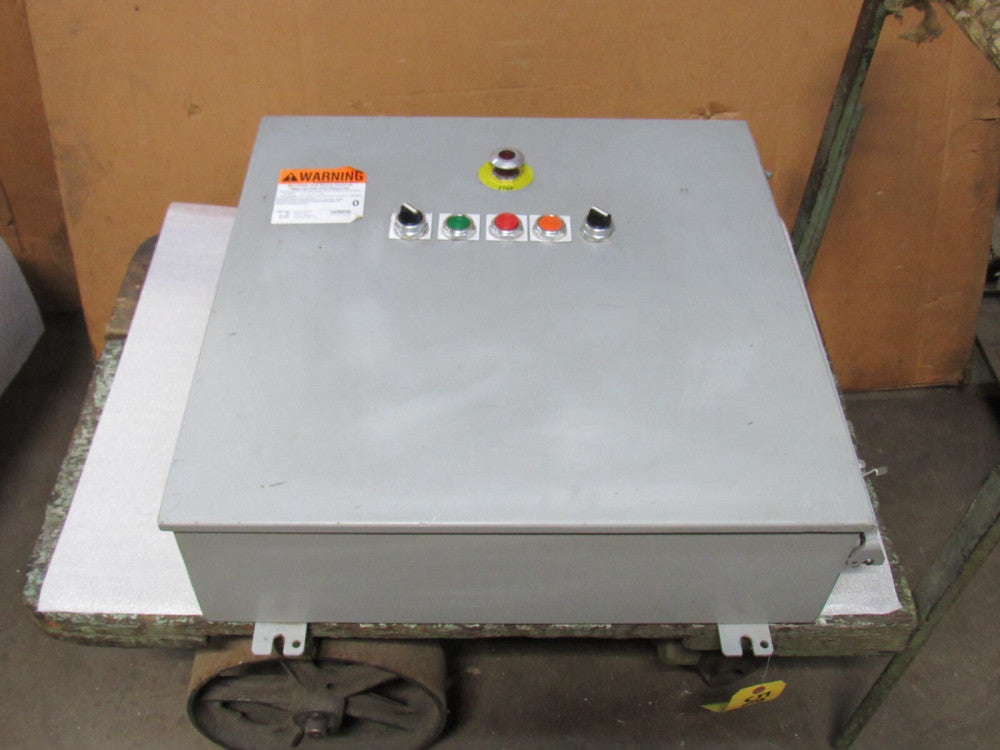 WIEGMANN ELECTRICAL ENCLOSURE B242407CH 24"X24"X7" W/ Backplate