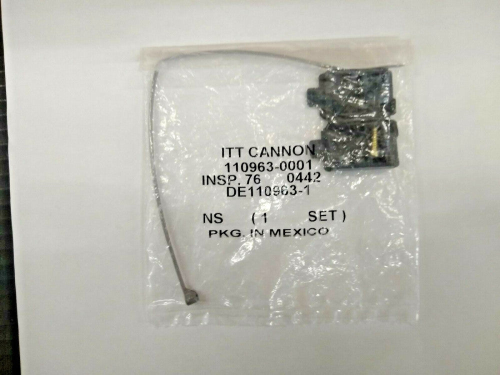 New, ITT Cannon, DE110963-1, Shell Housing Closure Electrical Parts