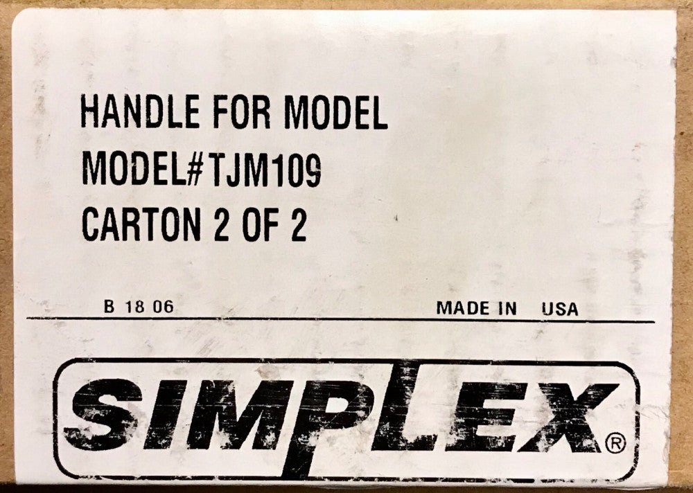 SIMPLEX Model TJM109 Hydraulic Jack Handle 36"