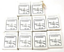 LOT OF 10 BURNDY YHD 300 HYCRIMP 91098 #4 Compression Tap CRIMP ON YHD-300