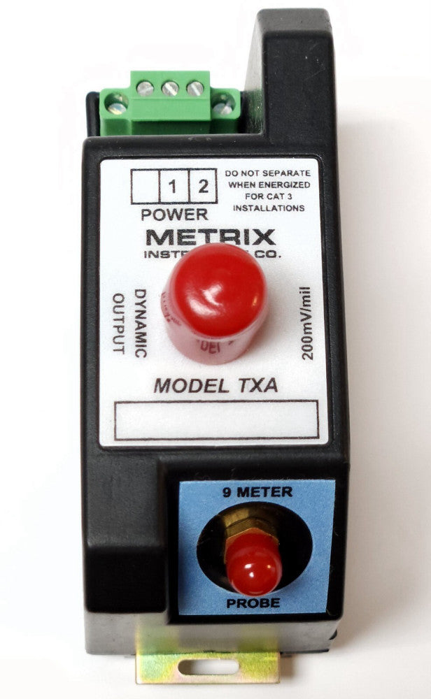 METRIX TXA 33900 TRENDSETTER RPM Transmitter Model TXA 20 to 80 mils 500 to 2000
