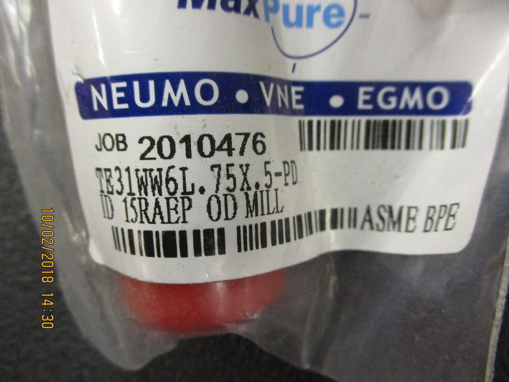 TE31WW6L.75X.5-PD Maxpure BPE Series .75 x .5 Concentric Reducer BRAND NEW!