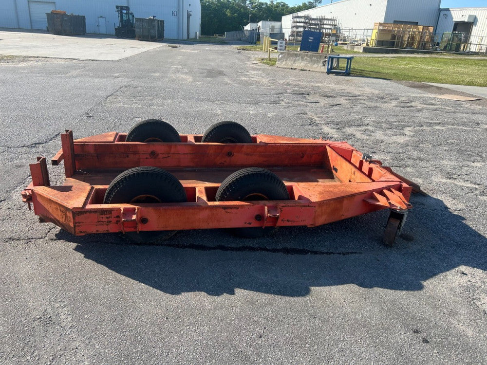 HEAVY DUTY LOW PROFILE FACTORY CART TRAILER  7.50 TIRES 127" LONG 75" WIDTH