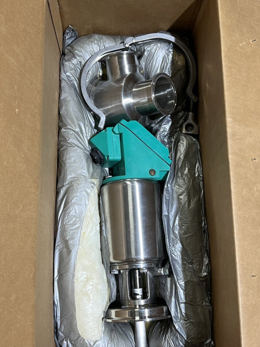 Alfa Laval Tri-Clover Sanitary Valve; 761TR-10M-29S-2.5-316L-20-