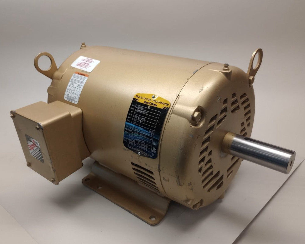Baldor EM3309T Used Electric Motor 3ph 5hp 1160rpm 208-230/460V 37F614S521G1
