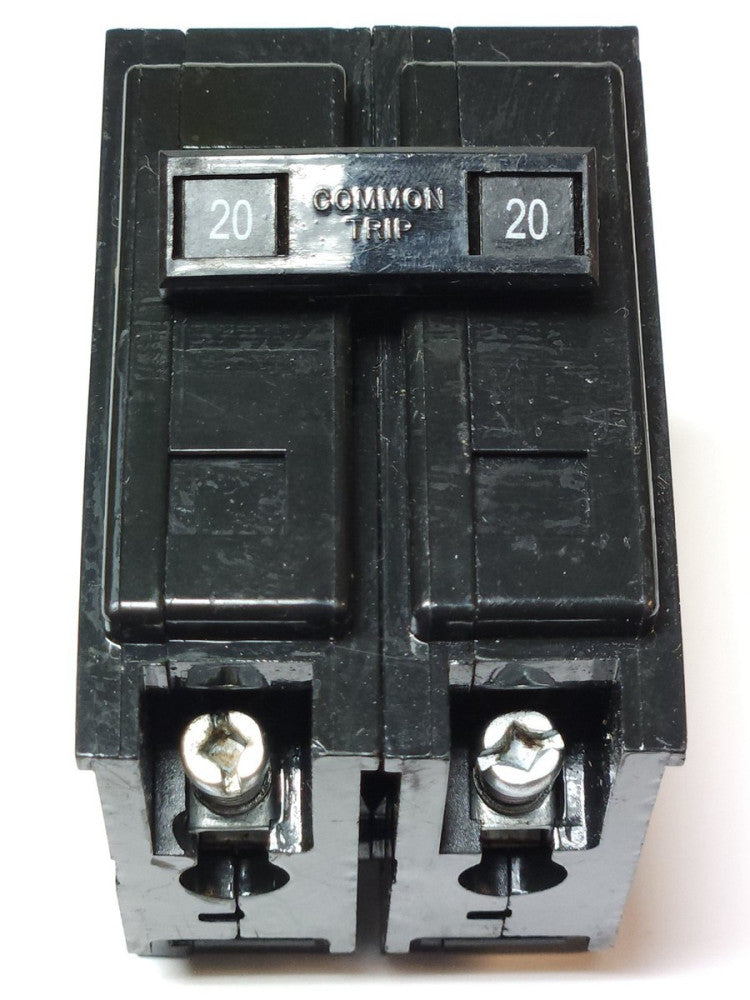 EATON CUTLER HAMMER BAB2020F 2 Pole 20 AMP Circuit Breaker 120 240 V
