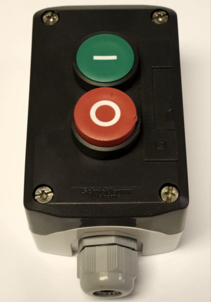 SCHNEIDER ELECTRIC XAL D213 Raised Red FLUSH GREEN START STOP Pushbutton Station