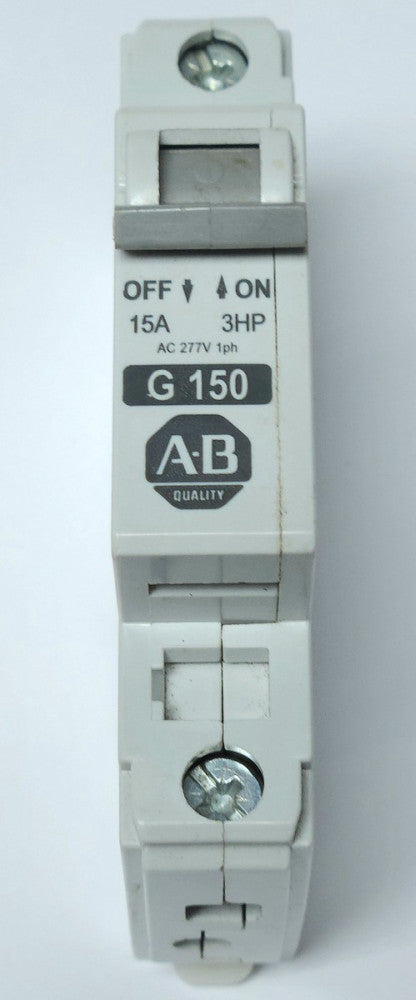 ALLEN BRADLEY 1492 CB1 G150 Single Pole 15 AMP Manual Motor Controller Supplemen