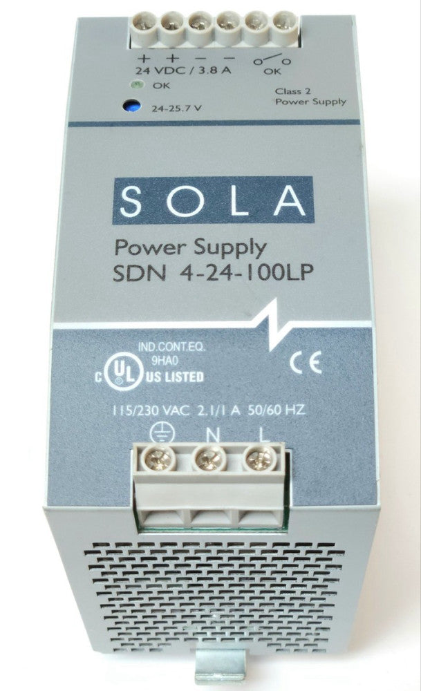 EMERSON SOLA SDN 4-24-100LP Power Supply 24 VDC 24-25.7 Volt