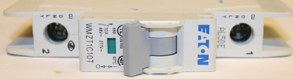 EATON CUTLER HAMMER Single Pole 10 Amp 48 VDC 277 VAC Breaker WMZT1C10T