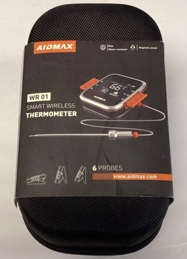 AIDMAX LX WR01 ORG 6 Probes-US Smart Wireless Thermometer 6 Probes