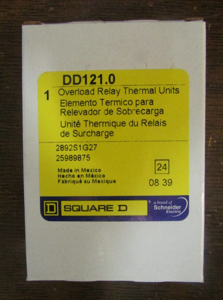 SQUARE D DD121.0 Thermal Overload Relay Heater Element DD121 0