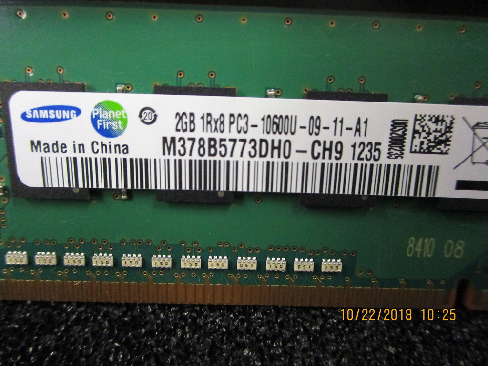 M378B5773DH0-CH9 Samsung 2GB PC3-10600 DDR3-1333MHz non-ECC BRAND NEW!