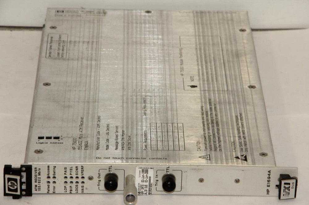 HP HEWLETT PACKARD E1694A 7500 155/622 Mb/s ATM Receiver