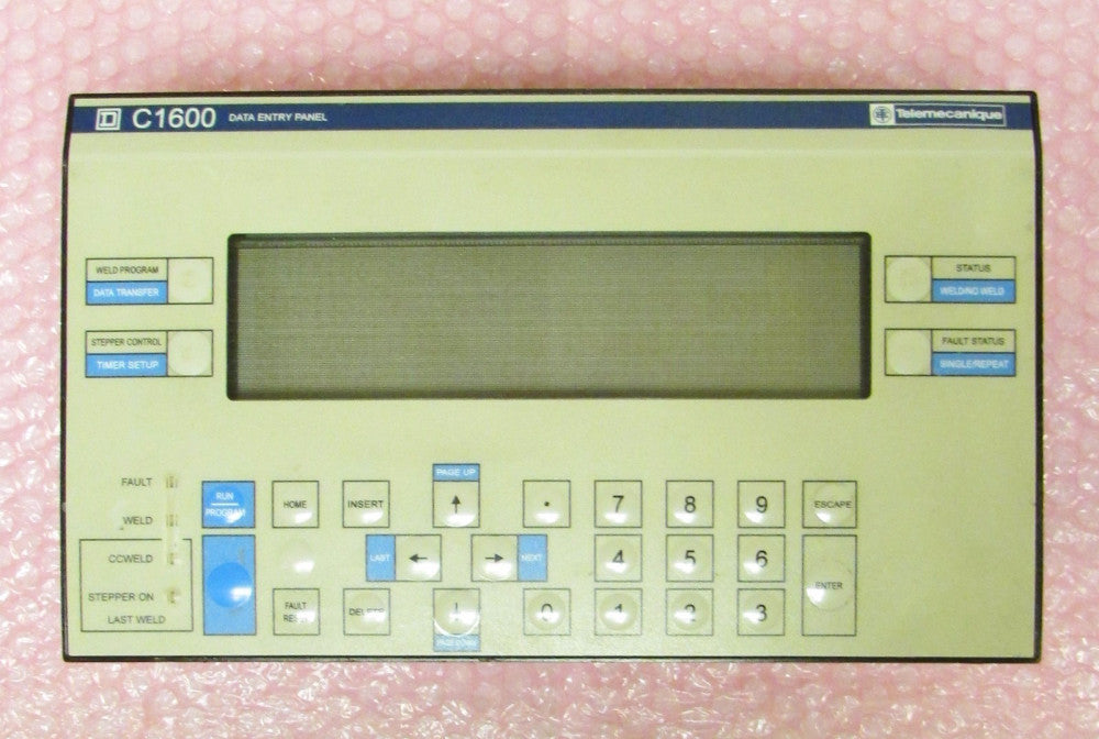 SQUARE D TELEMECANIQUE W81491349 CCX 17 C1600 Data Entry Panel Welding VFD Panel
