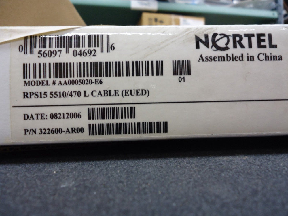 AA0005020-E6 NORTEL NETWORKS RPSU15 L 4X SWITCH CABLE BRAND NEW!