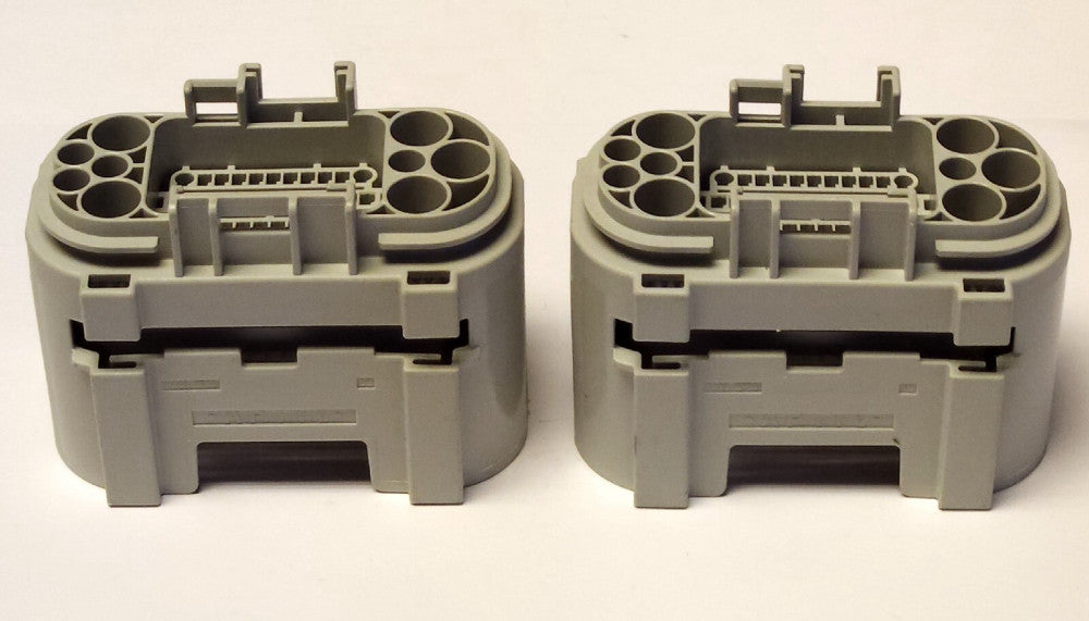 SET OF 2 APTIV PA66 GF33 Wiring Harness Head Plug End Assembly
