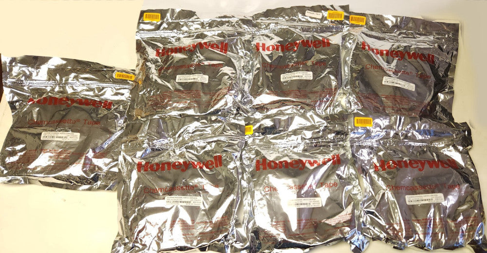 LOT OF 7 HONEYWELL 1295 0220 CHEMCASSETTE TAPE FLOURINE OXDIZERS Expired 2023