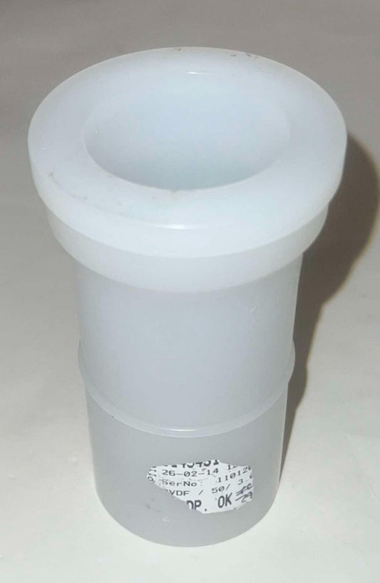 AGRU SDR 21 ISO S10 12/1 50 X 3.0 Piping Half Union PVDF/9