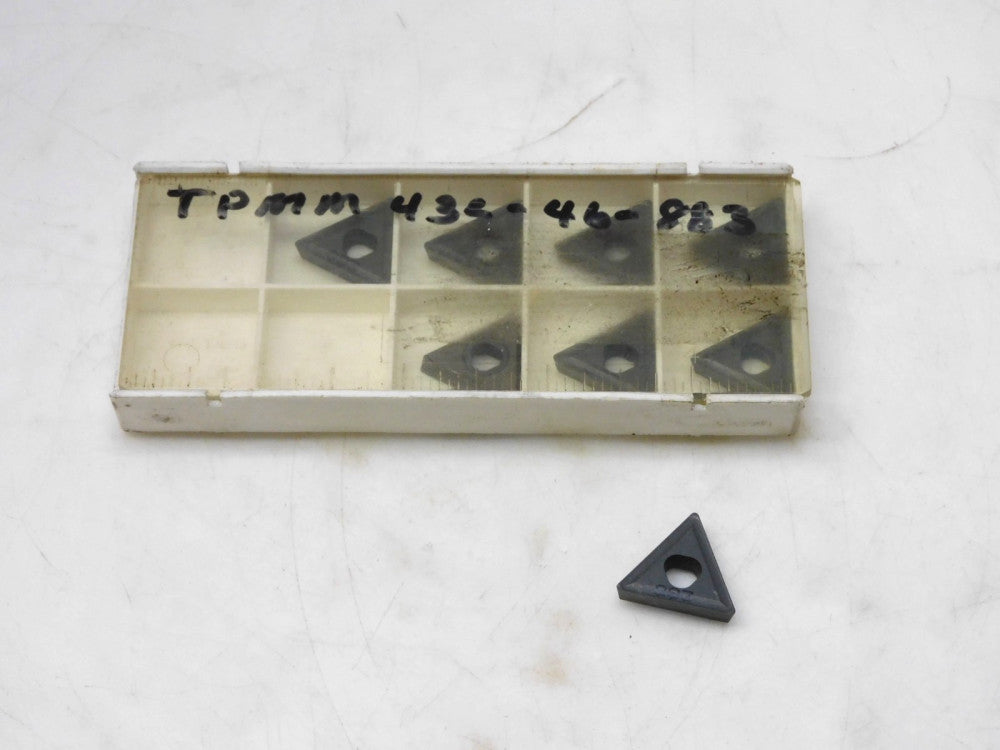 LOT OF 8 SECO TPMM-432-46 CARBIDE INSERT GRADE 883