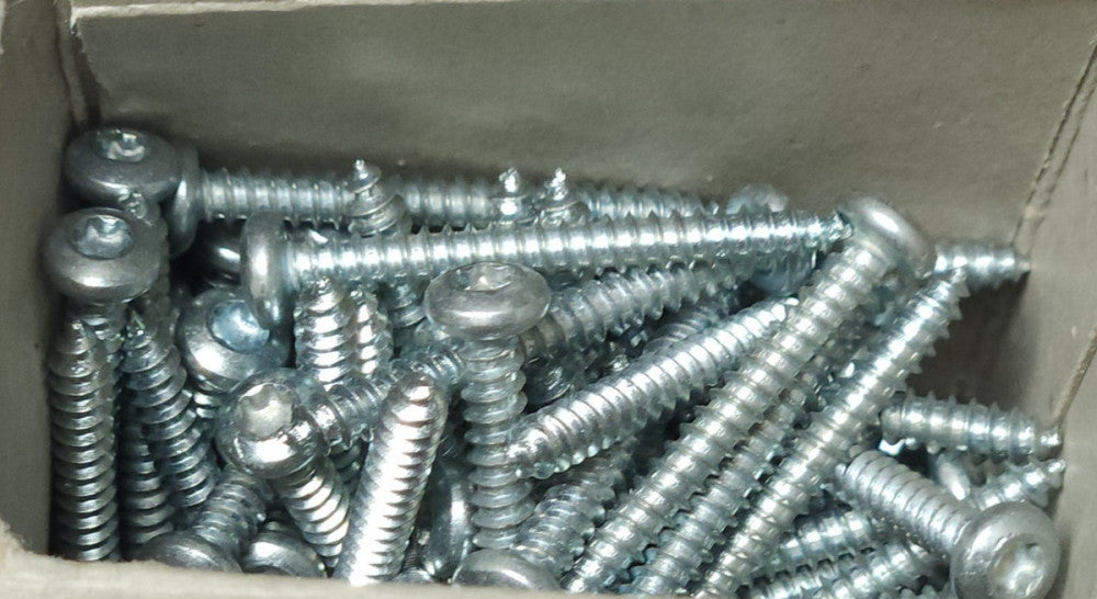 BOX OF 100 TYPE PH TORX PAN HEAD SCREW 6X1 1/4 NO PIN 400980 5HY72 Z/P TAMPER