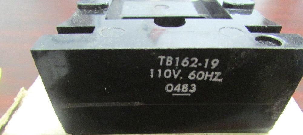 SYLVANIA JOSLYN CLARK   TB162 19 Coil 110V SIZE 3  TB162-19