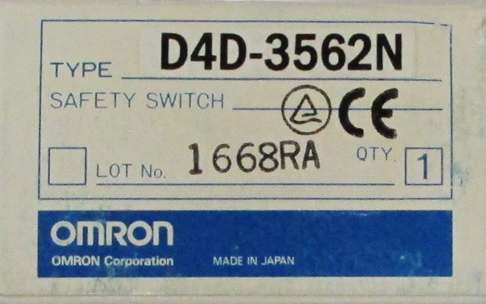 OMRON D4D 3562N Nema A 600 Limit Switch 1668RA