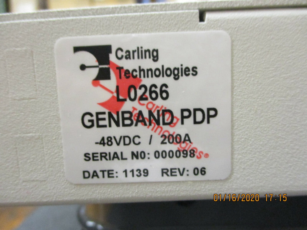 Carling Technologies - L0266 - Power Distribution Center