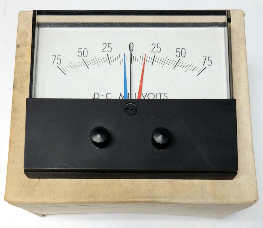GENERAL ELECTRIC 50 1964641FXF1JAA 0-75 MILLIVOLTS DC Meter Relay DC MILLIVOLT