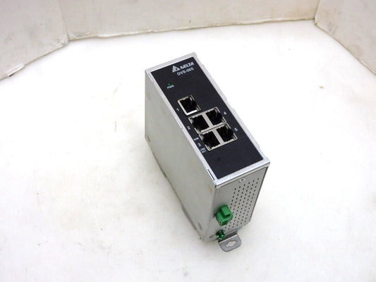 DELTA DVS-005I00 INDUSTRIAL ETHERNET SWITCH 12-48VDC 0.24A DVS-005