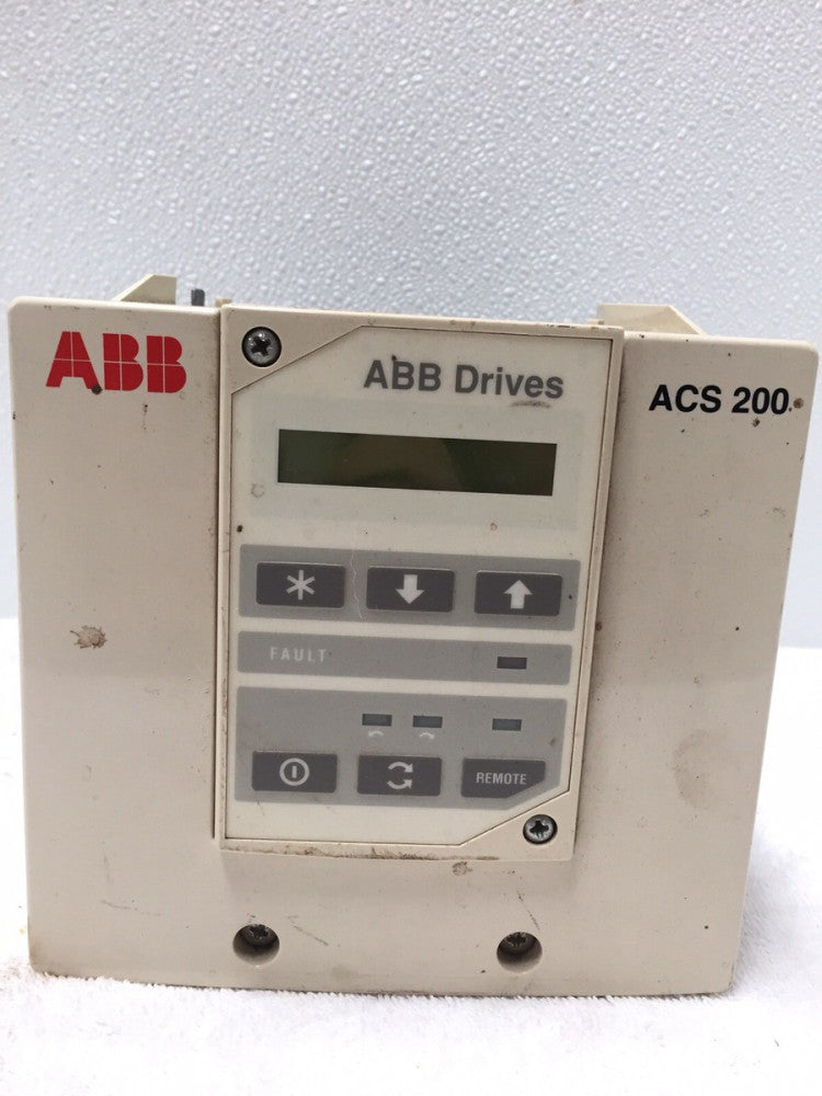 ABB ACS 200 Variable Speed AC Drive ACS201-1P1-1-00P20