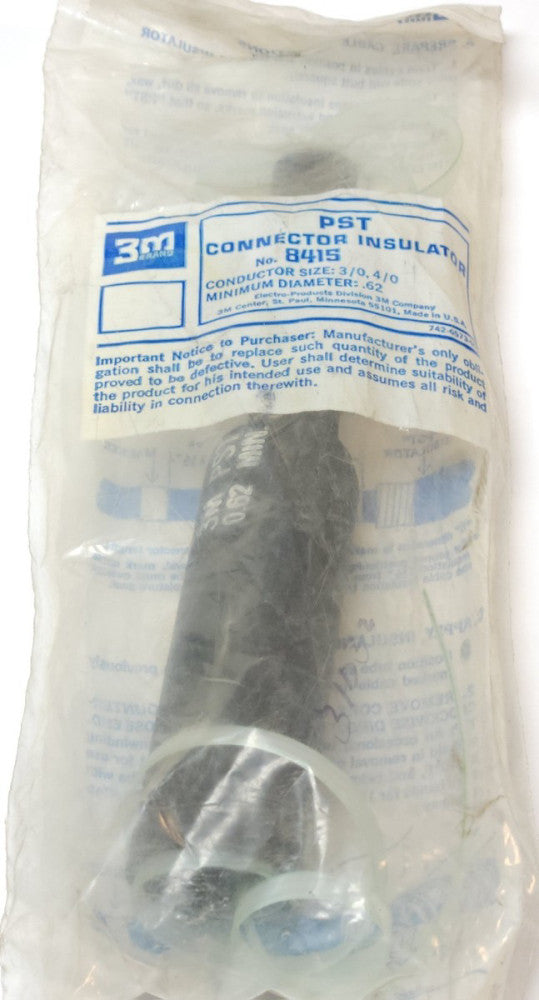 3M 8415 PST Wire Cable Connector Insulator Conductor Size 3/0 to 4/0 Minimum
